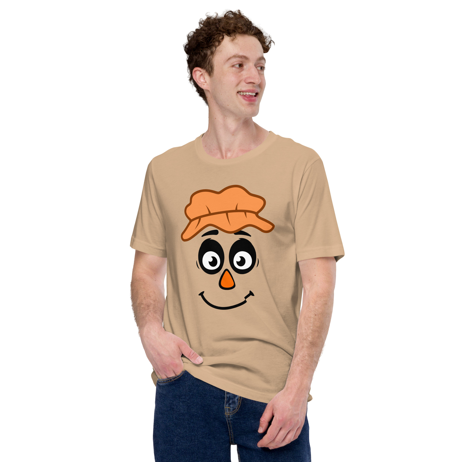Scarecrow Halloween Costume Fun Simple Unisex t-shirt XS-4X