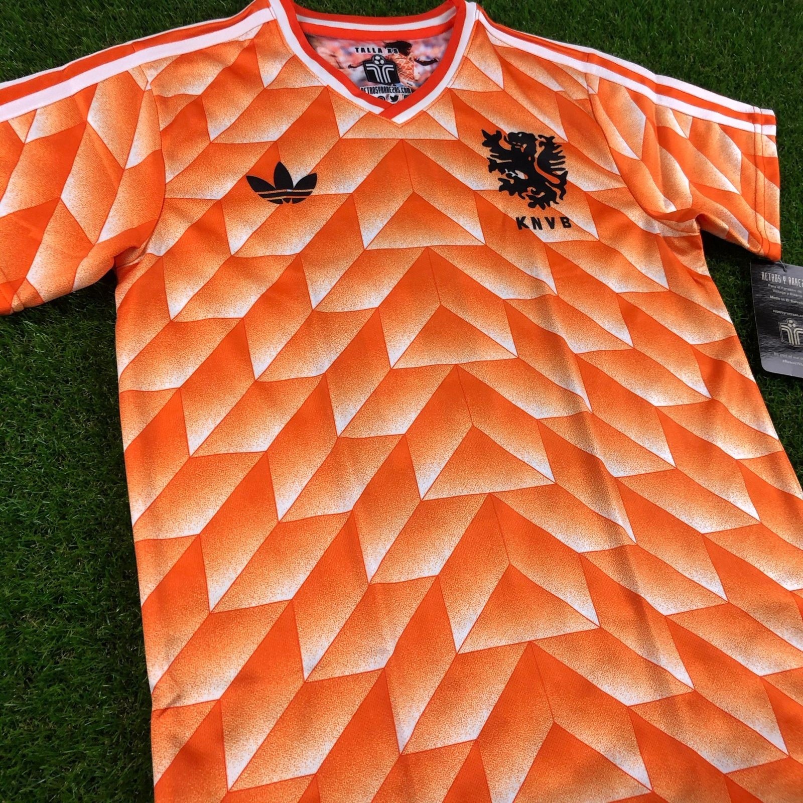 Classic Retro Netherlands Holland 1988 GULLIT 10 Football Shirt Jersey Size M
