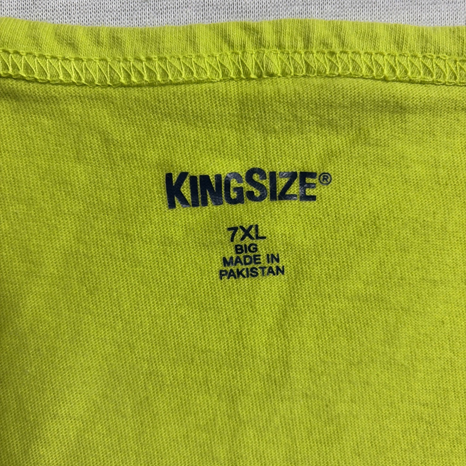 KingSize Men’s Big & Tall Cotton Tank Size 7XL Style 60-2087-9 Orange And Neon