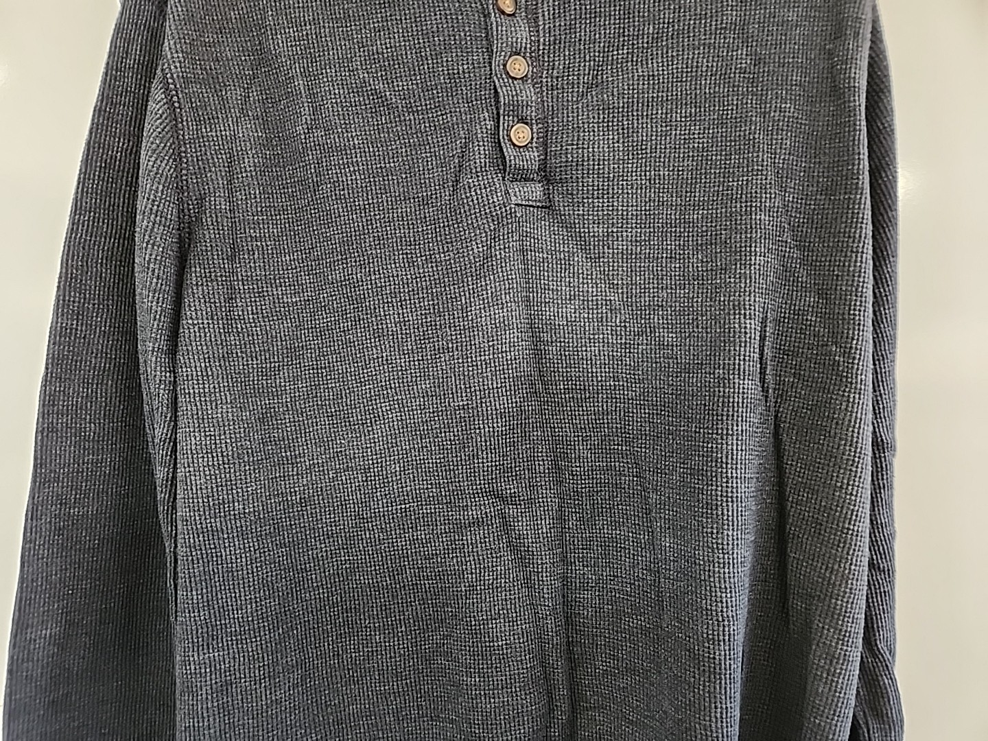 Men’s G.H. Bass & Co Long Sleeve Shirt Size Large Slate Dark Navy/Gray