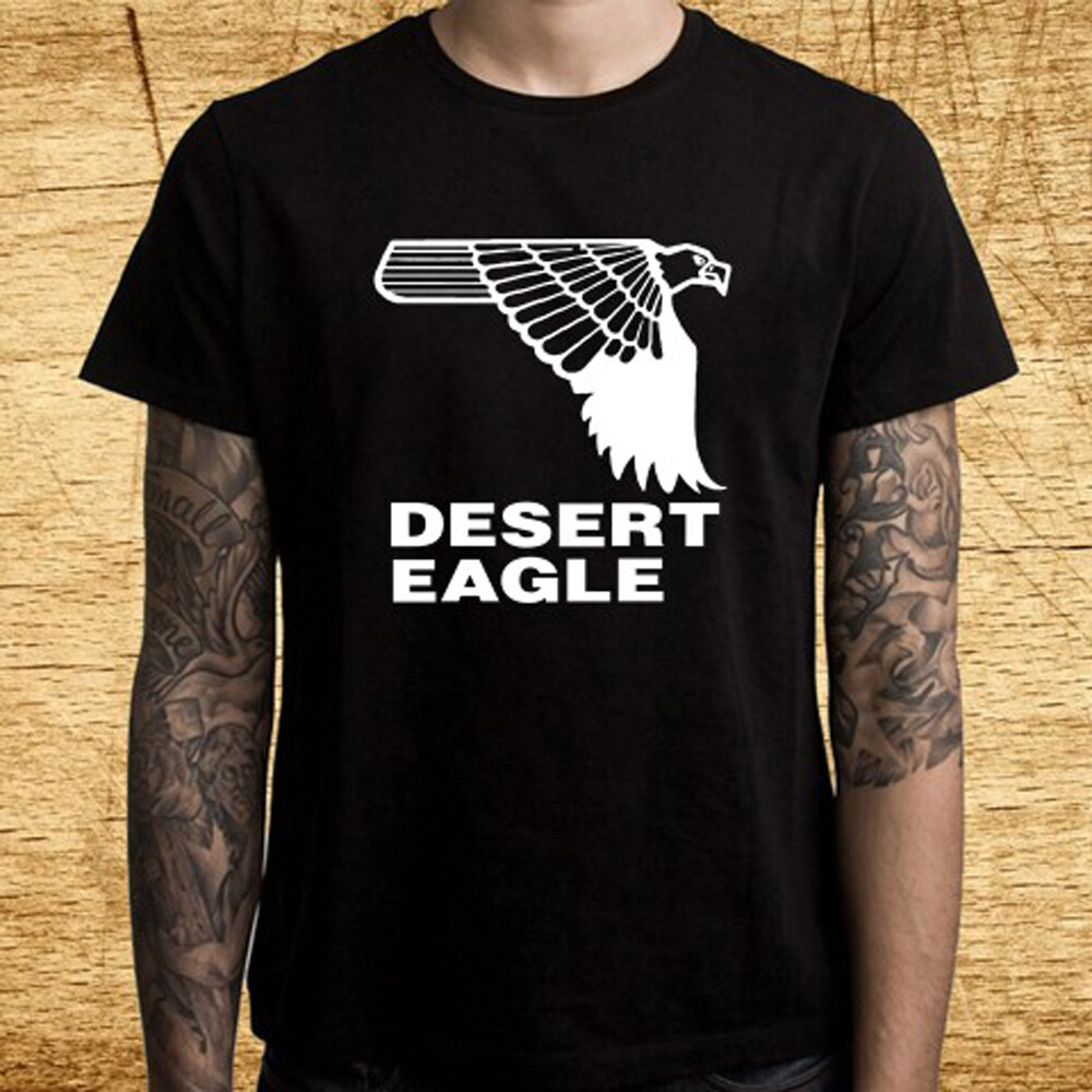 Desert Eagle Famous Firearms Men’s Black T-Shirt Size S-5XL