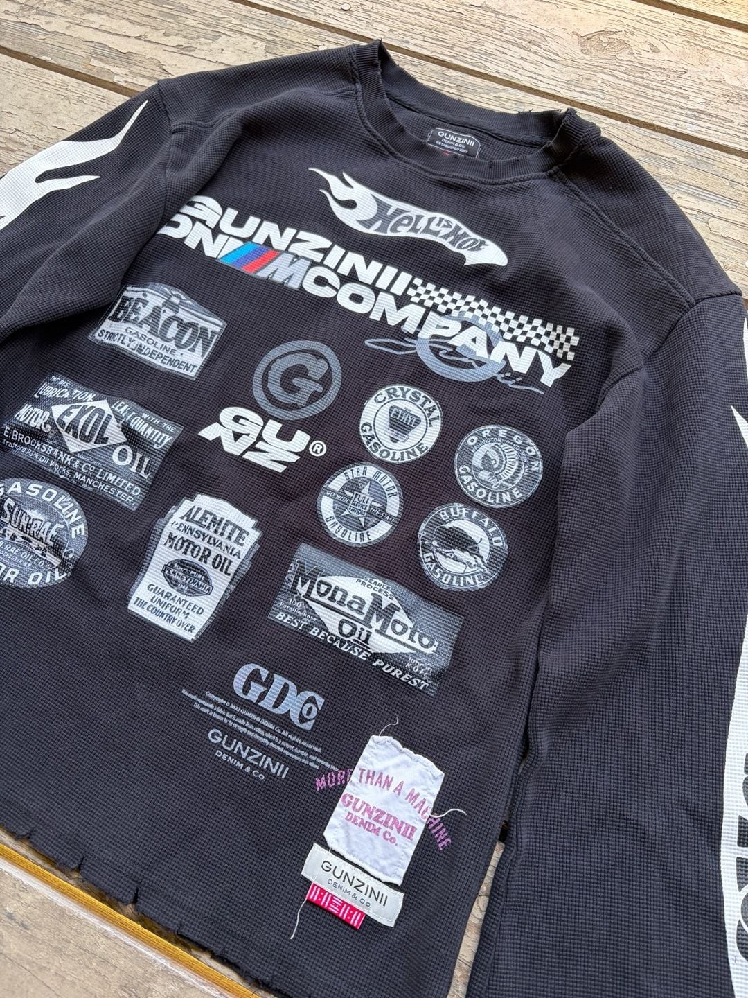 GUNZINII Graphic Racing Long Sleeve Thermal