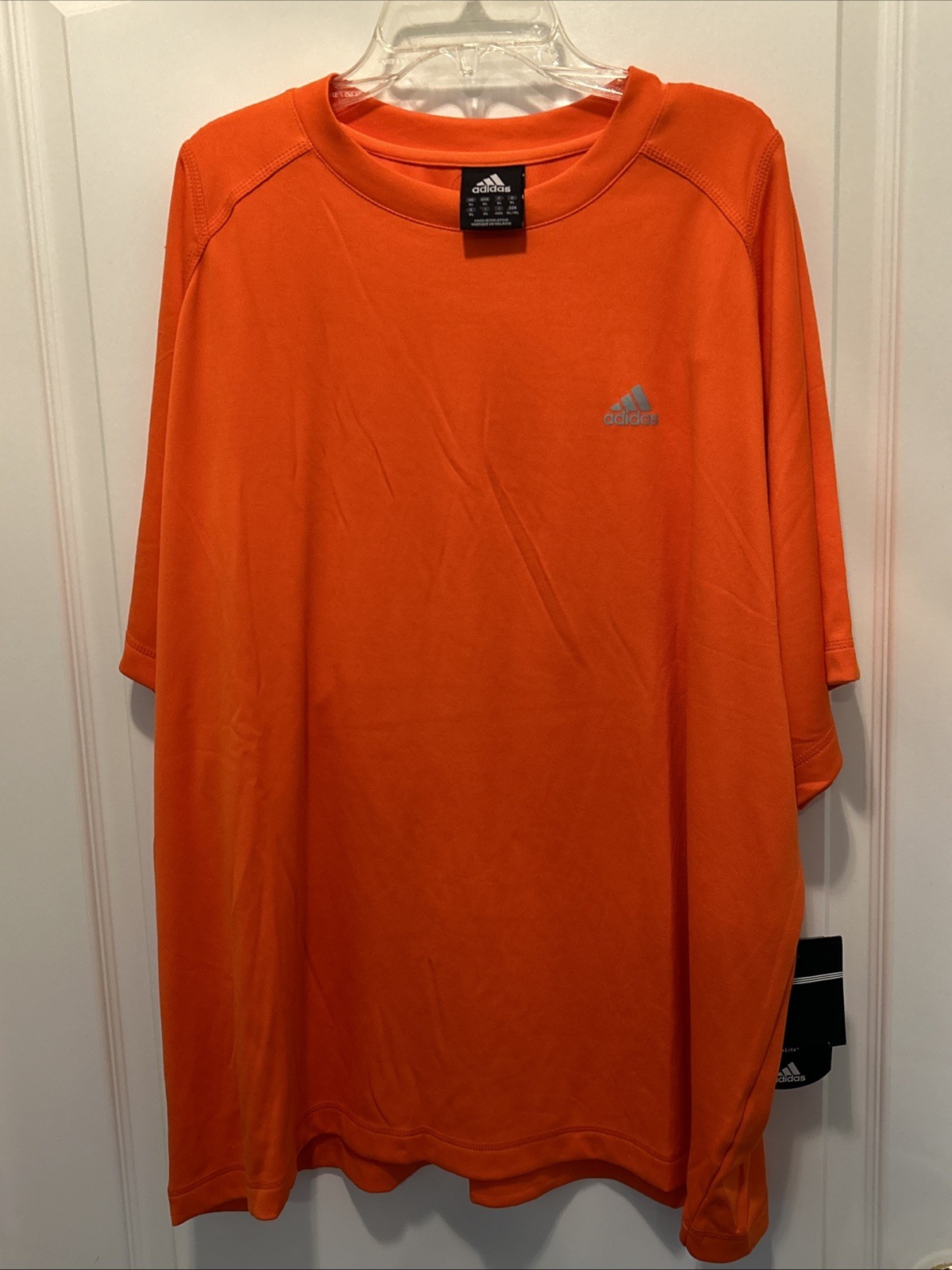 ADIDAS ClimaLite Men’s Performance T-Shirt Orange Size XL – Polyester – NWT