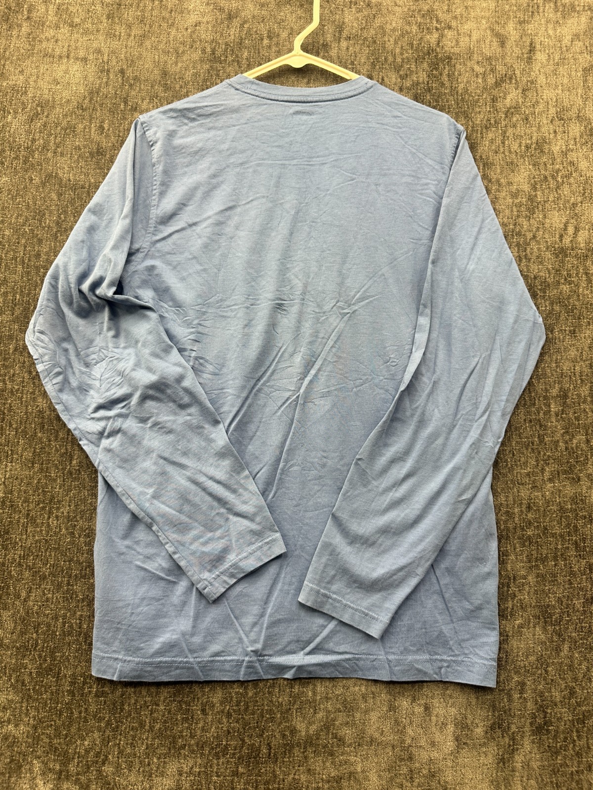 Lands’ End Shirt Mens M/T(38-40) Blue Comfort Retro Long Sleeve Everyday Wear