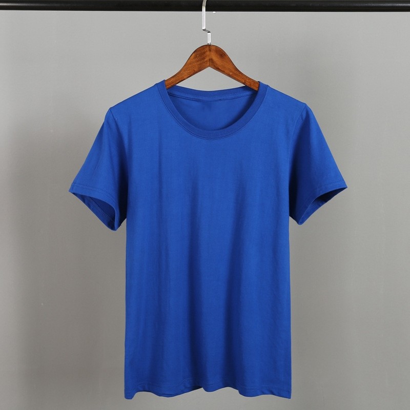 Universal Men’s Polyester Fiber Plain Crew Neck Tee Short Sleeves T-Shirt M-5XL