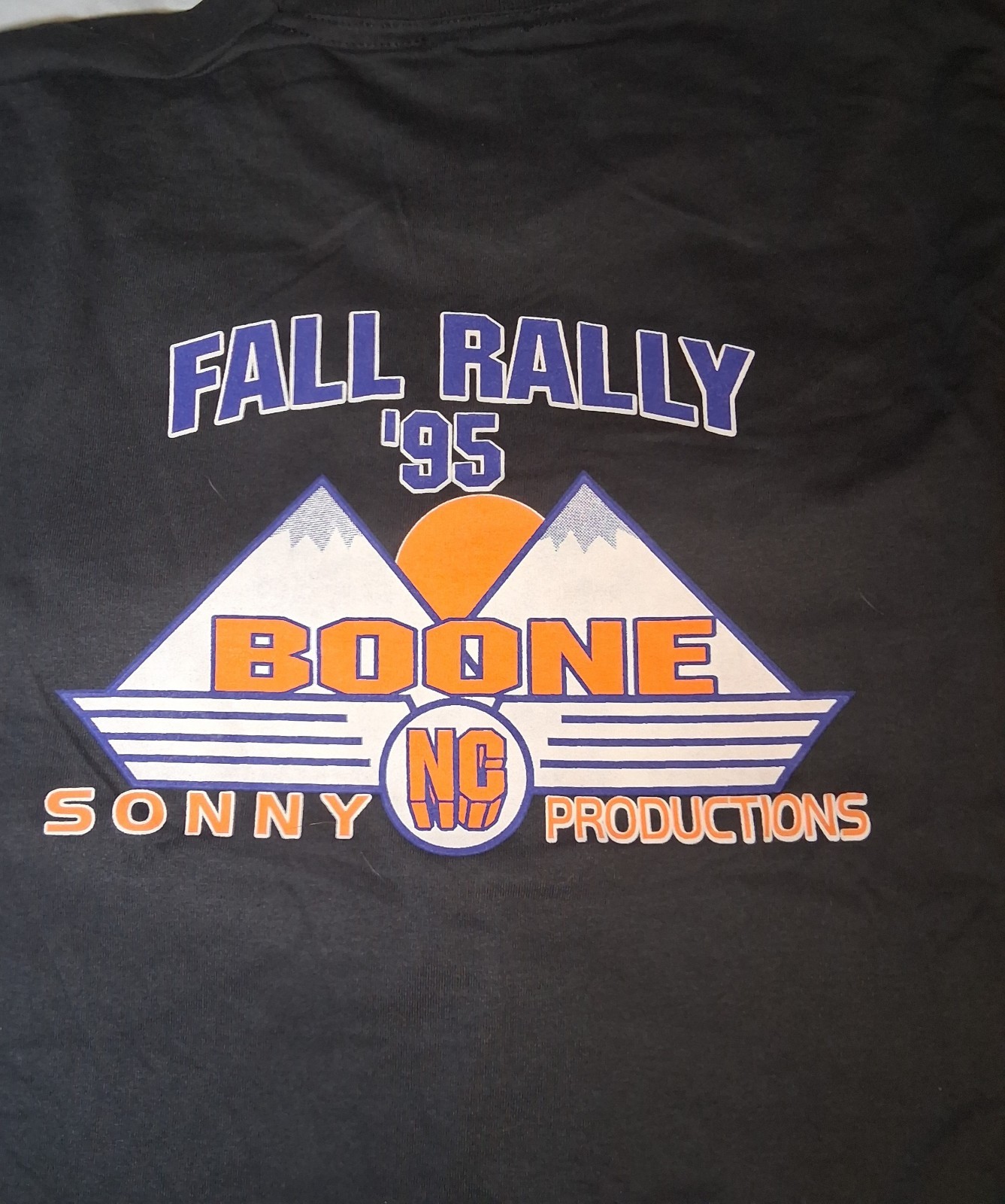 VTG 1995 Boone NC Bike Rally Shirt 2XL Highwaymen Trucker Single Stitch