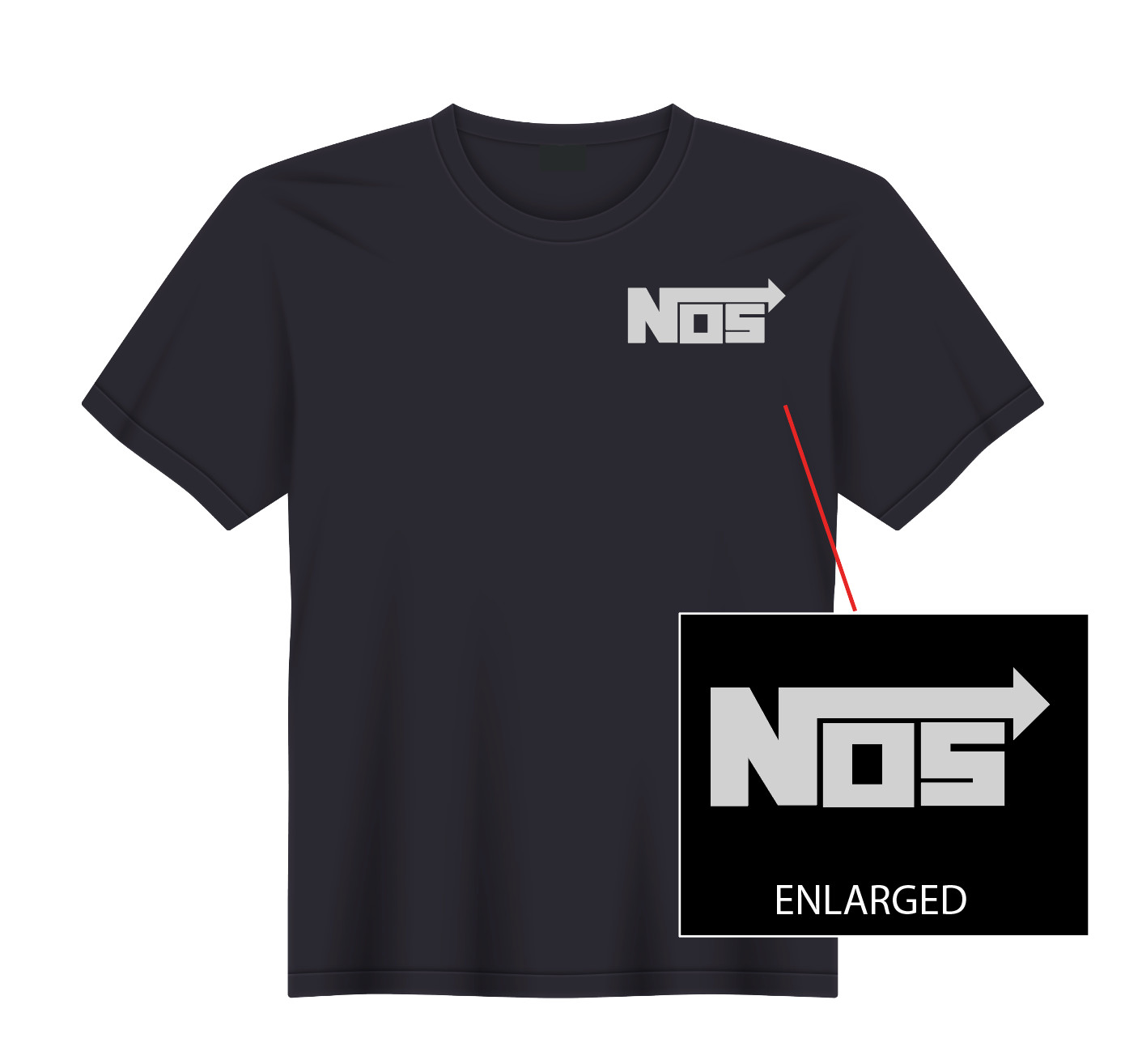 NOS Nitrous Oxide System Racing Turbo T-Shirt NEW S, M, L, XL