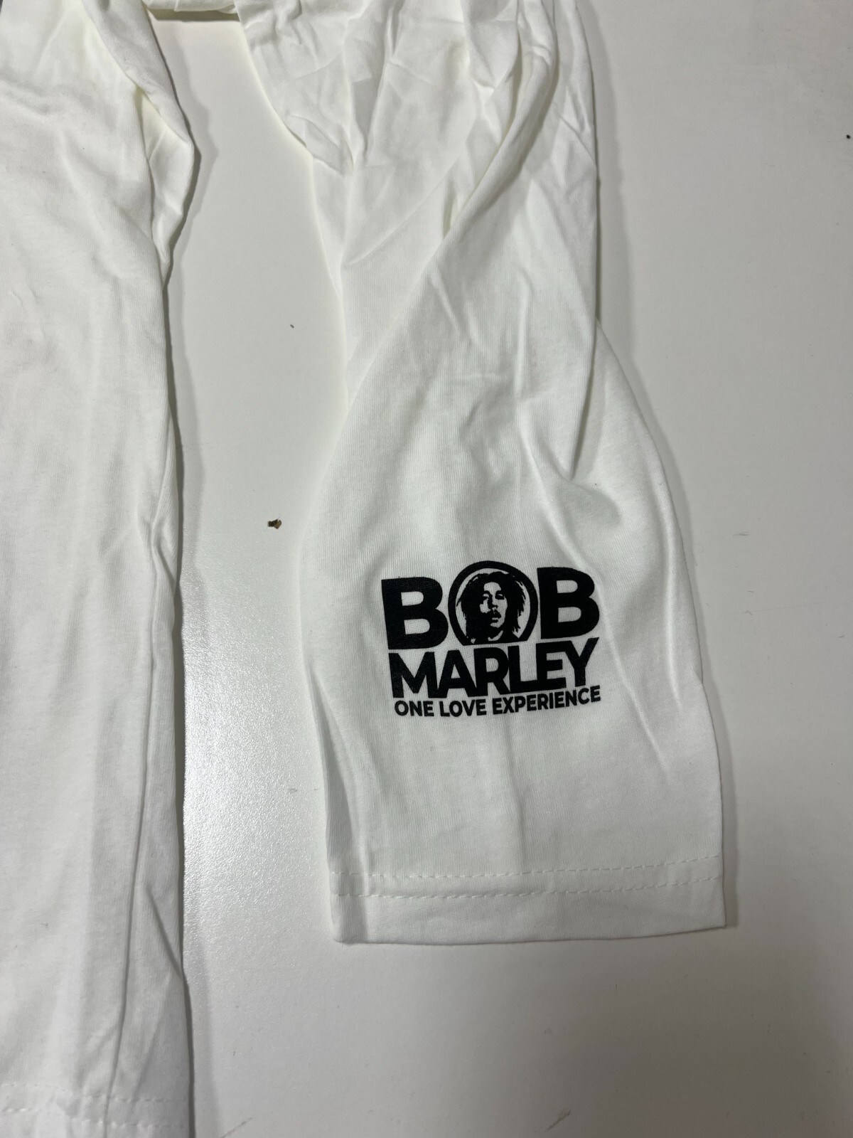 BOB MARLEY ONE LOVE EXPERIENCE Unisex WHITE LONG SLEVEE Tee T-Shirt ORIGINAL NEW