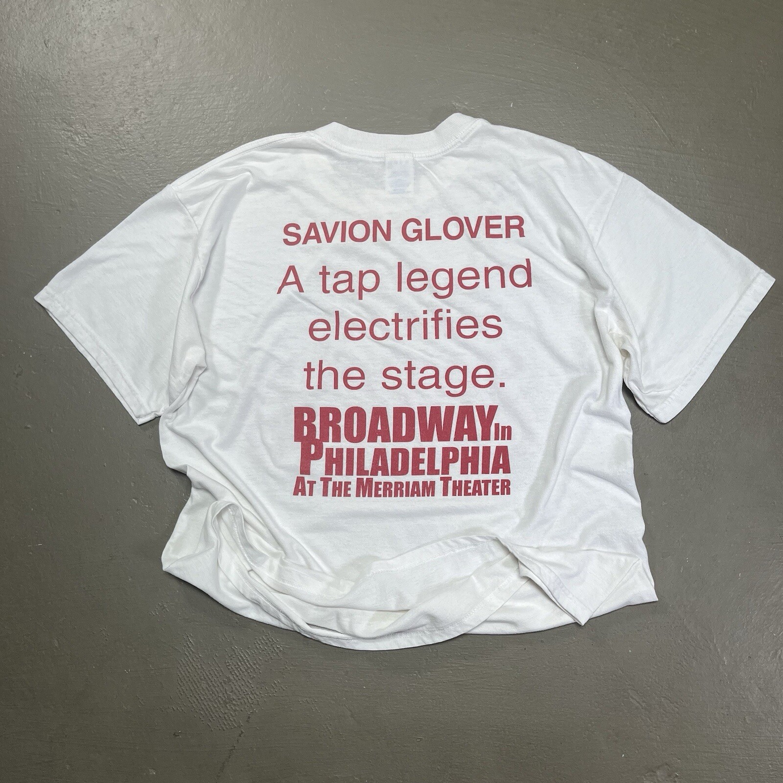 Vintage Savion Glover Tap Dance Funk T Shirt Large 90s Y2K Tour Philadelphia Art