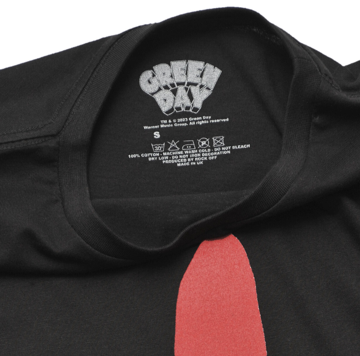 Green Day T Shirt Tie Official Logo New Punk Band S – 2XL