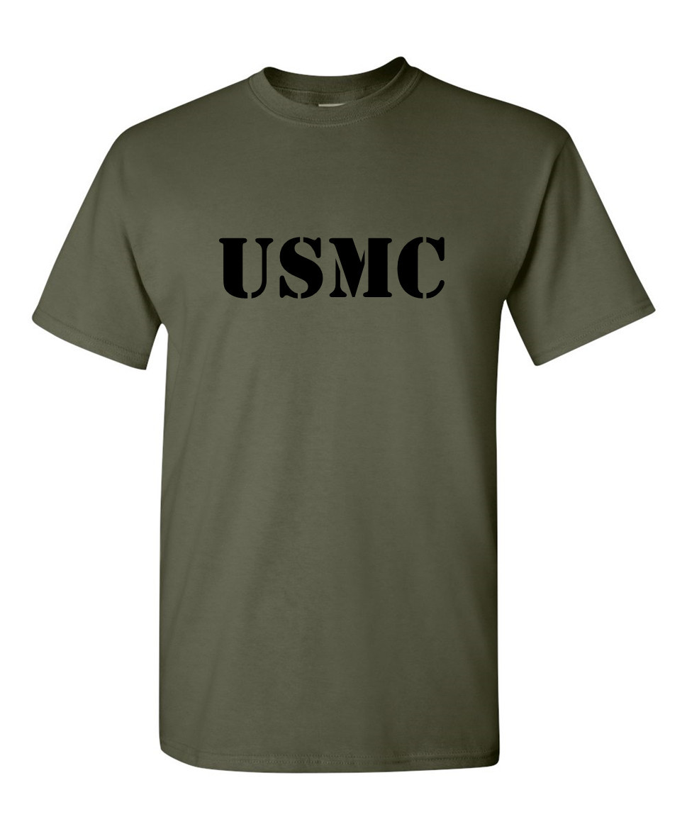 ARMY NAVY USAF Air Force USMC Marines Military Shirt US Army Dad Fathers Day Tee