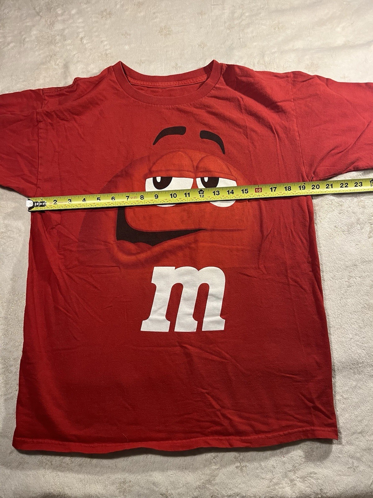 Vintage M&M’s Red Character Big Face Graphic T-Shirt – Unisex S/M