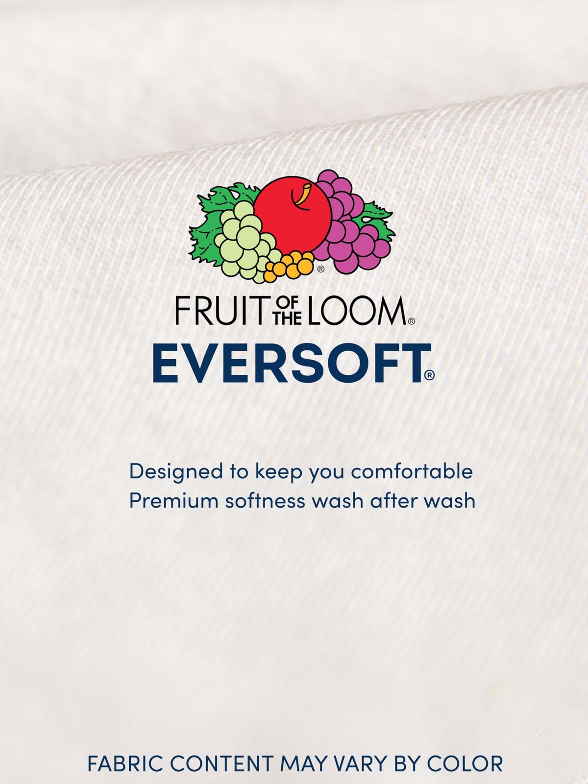 Fruit of the Loom mens Eversoft Cotton Stay Tucked Vneck Tshirt, Regular Whi…