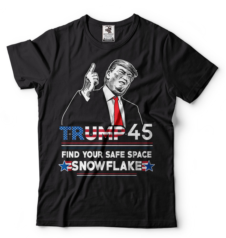 Donald Trump Find Your Safe Space Snowflake 2024 President Election Funny shirts