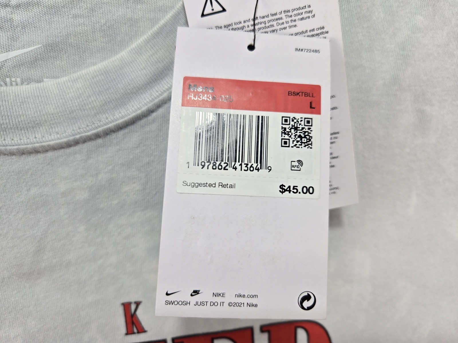 Nike Men’s Photon Dust Max90 Summer League Graphic T-Shirt HJ3434-025 Large NWT