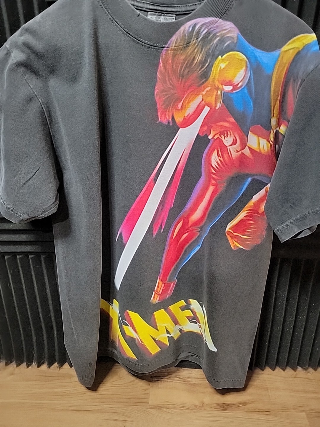 CYCLOPS ON A SHAKA HEAVYWEIGHT GARMET DYED T SHIRT “MODERN”