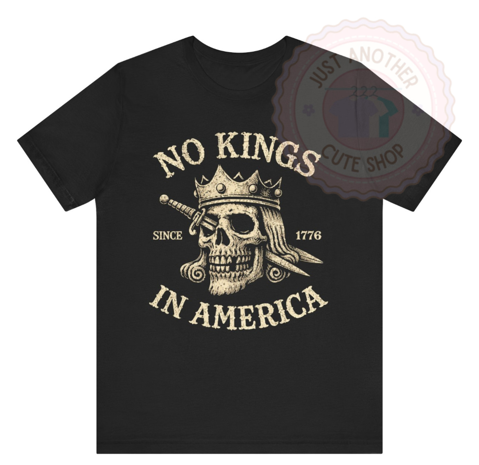 No Kings In America T-Shirt ✩ USA Protest Shirt Anti-Authoritarian ✩ Anti-Trump!