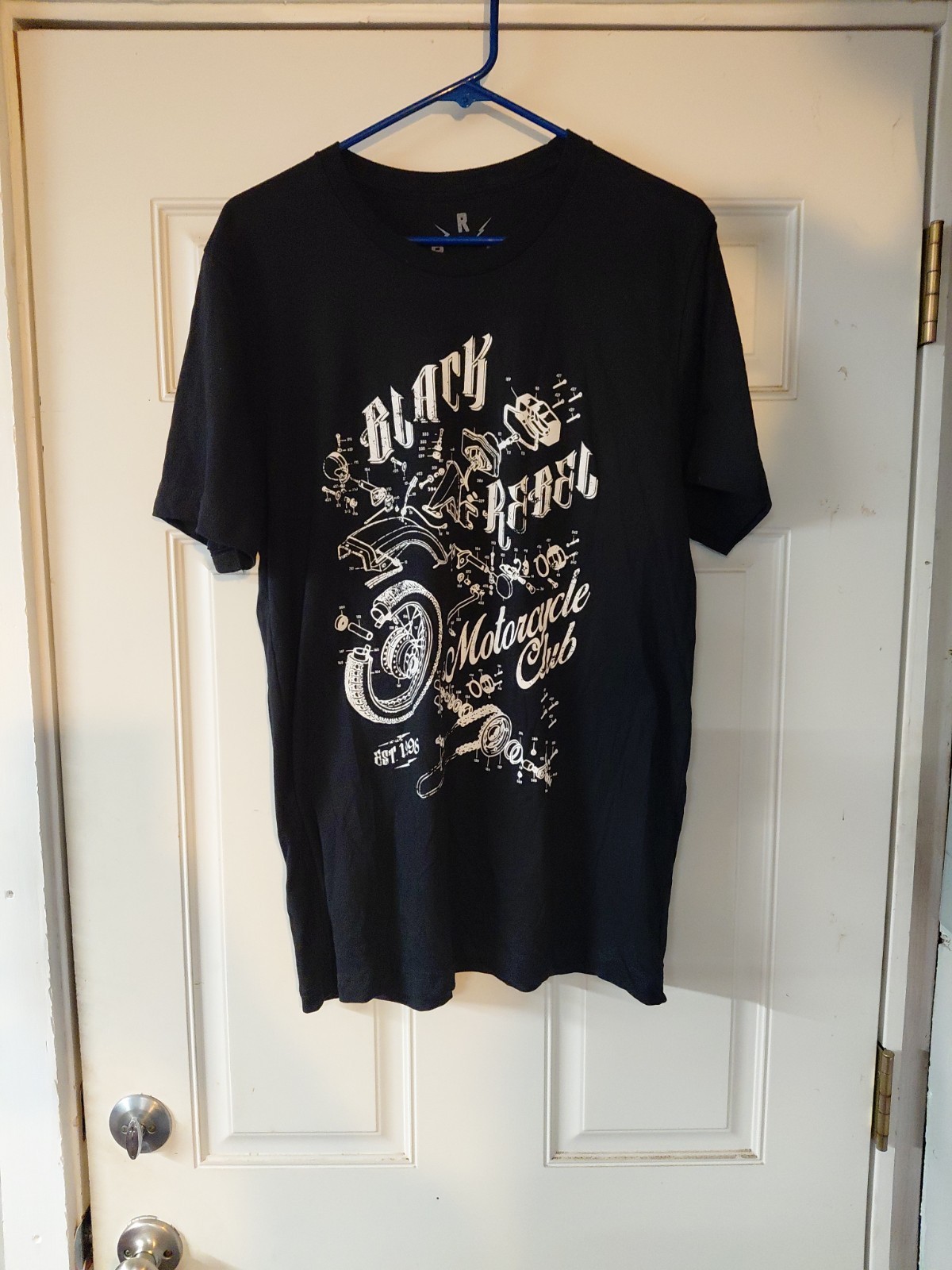 Black Rebel Motorcycle Club Band T-Shirt Mens Large Black BRMC Tee