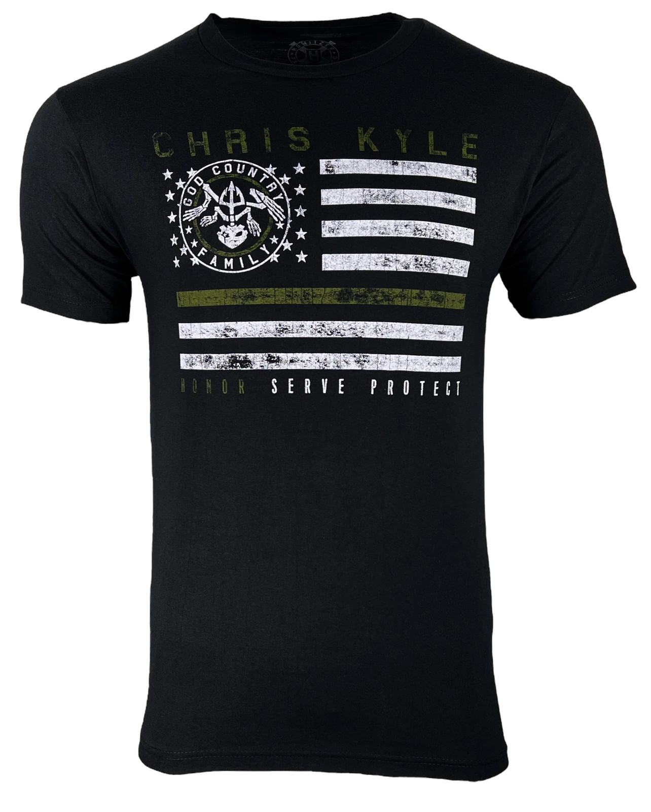 Howitzer Style Men’s T-Shirt Chris Kyle Honor Serve Military Grunt MFG