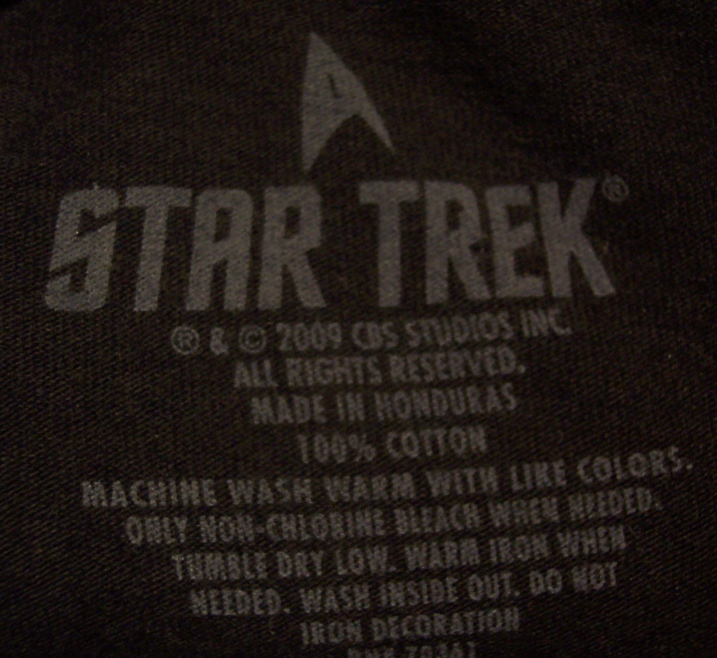 STAR TREK Classic T-Shirt LARGE NEW