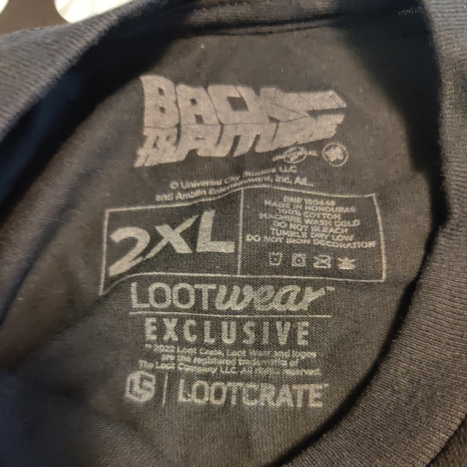 Men’s Back To The Future Outatime Tour 85 T-Shirt Black 2XL New