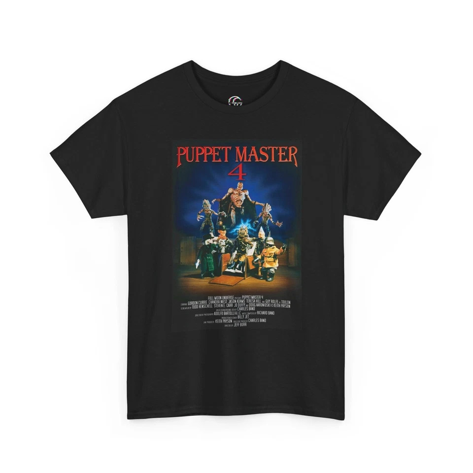 Puppet Master 4 Movie Poster T-Shirt, Retro Horror Movie Fan Gift
