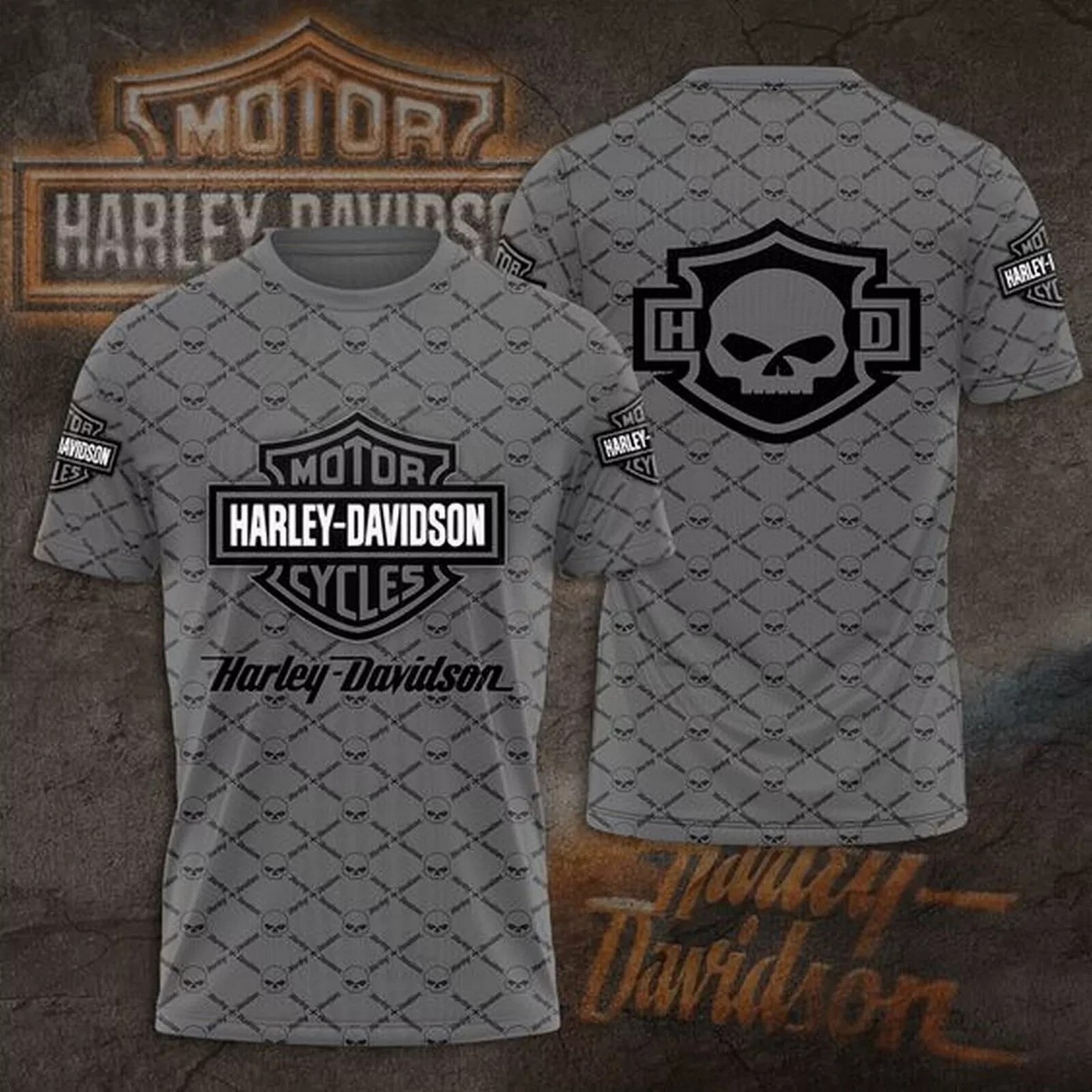 Hot 3D All Over Printed Harley-Davidson T-Shirt Limited Edition – Top Gift S-5XL
