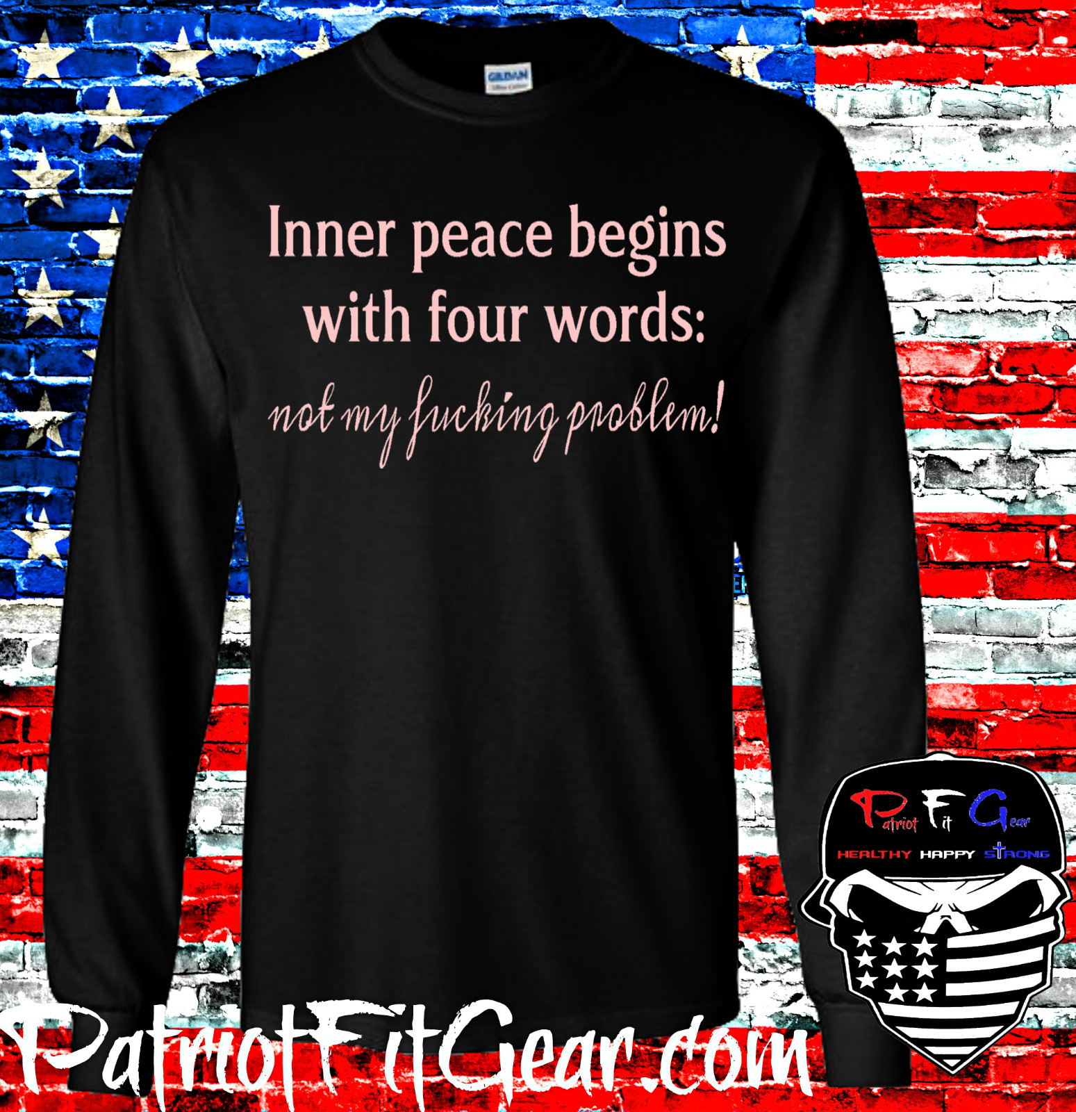 t-shirt, Inner Peace Begins With 4 Words, Not My F*cking Problem, Humor, Hoodie
