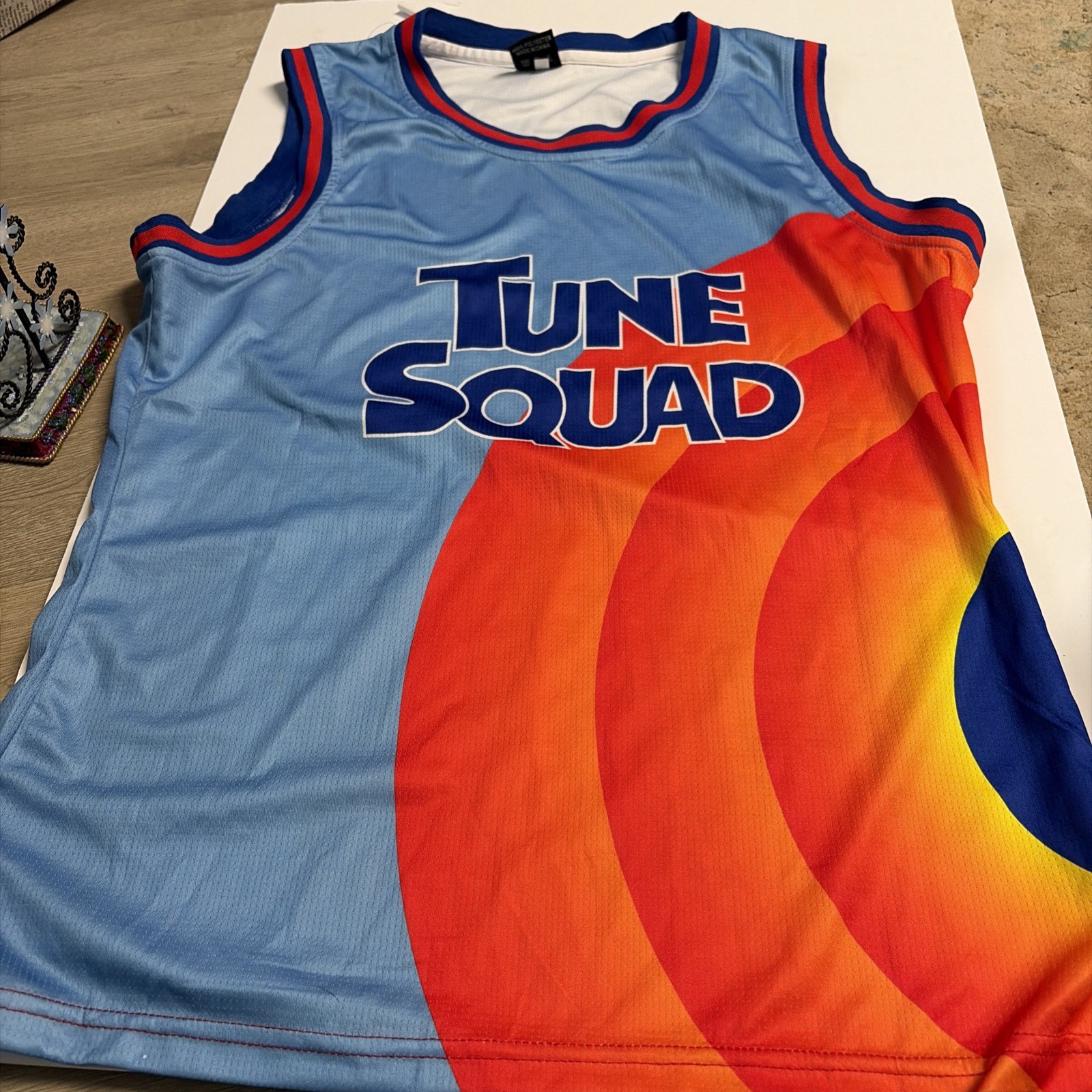 Space Jam Jersey XL Micheal Jordan Tune Squad Bugs Bunny Lola Tank Top #10