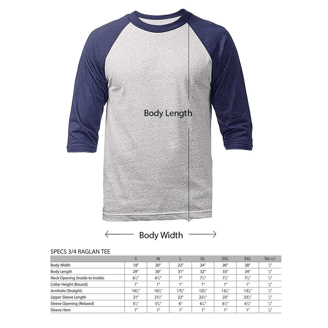 Biker Power Bikers Vintage Classic Custom Motorcycle Graphic 3/4 Sleeve Raglan