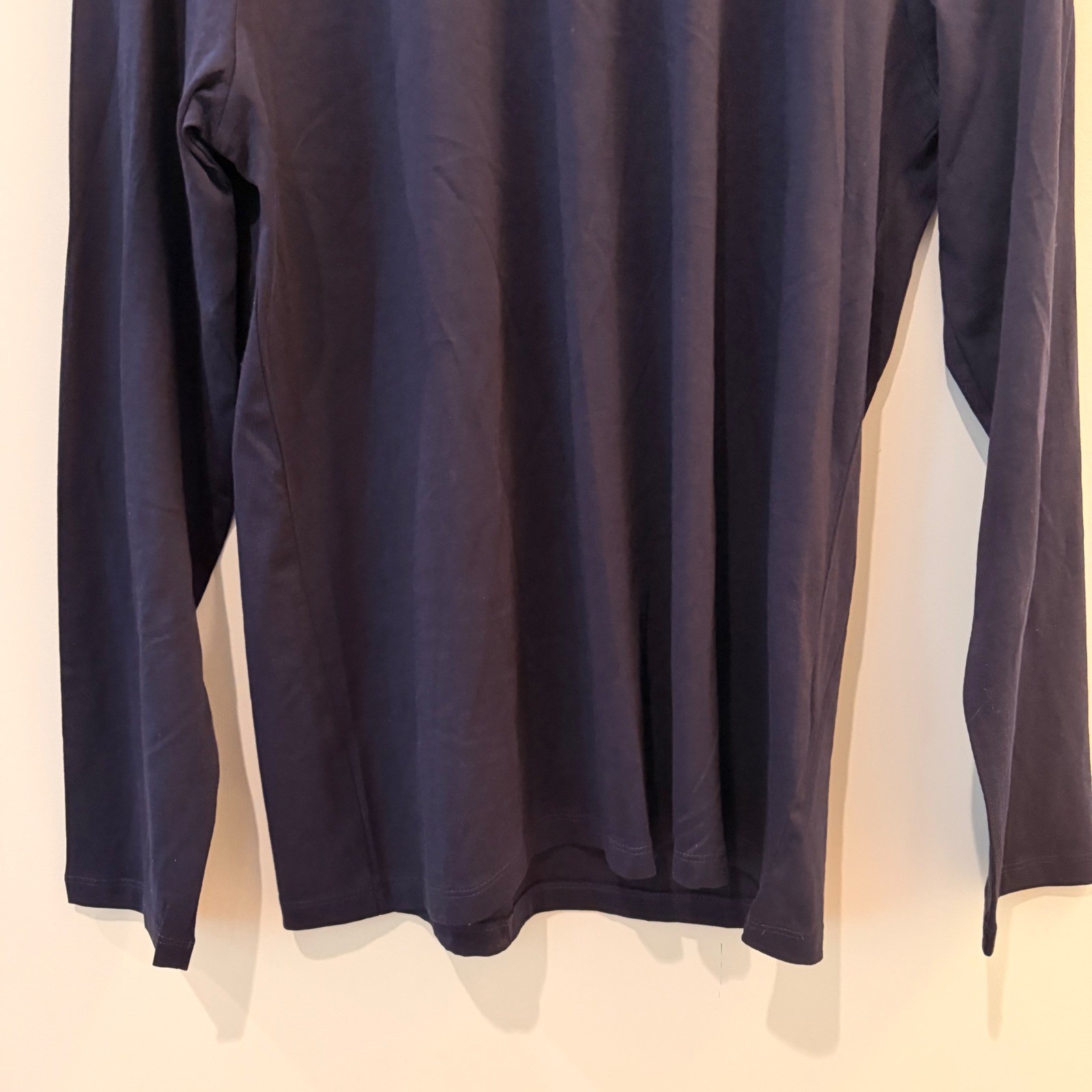 Quince Tee Set 100% Pima Cotton Luxe Touch Long Sleeve Lot of 2 Olive Navy NWOT