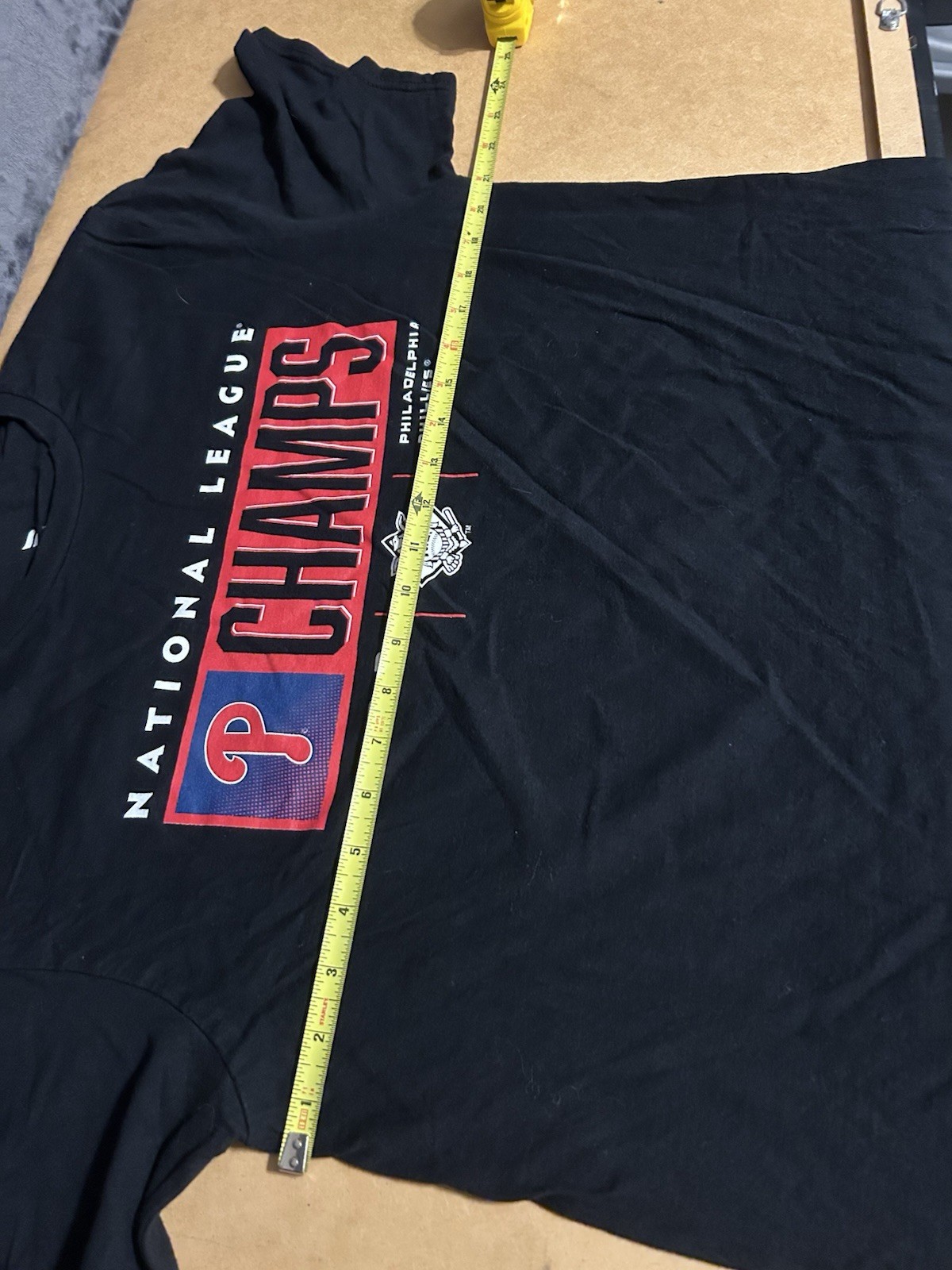 Philadelphia Phillies National League Champs 2022 Shirt Men Large Black