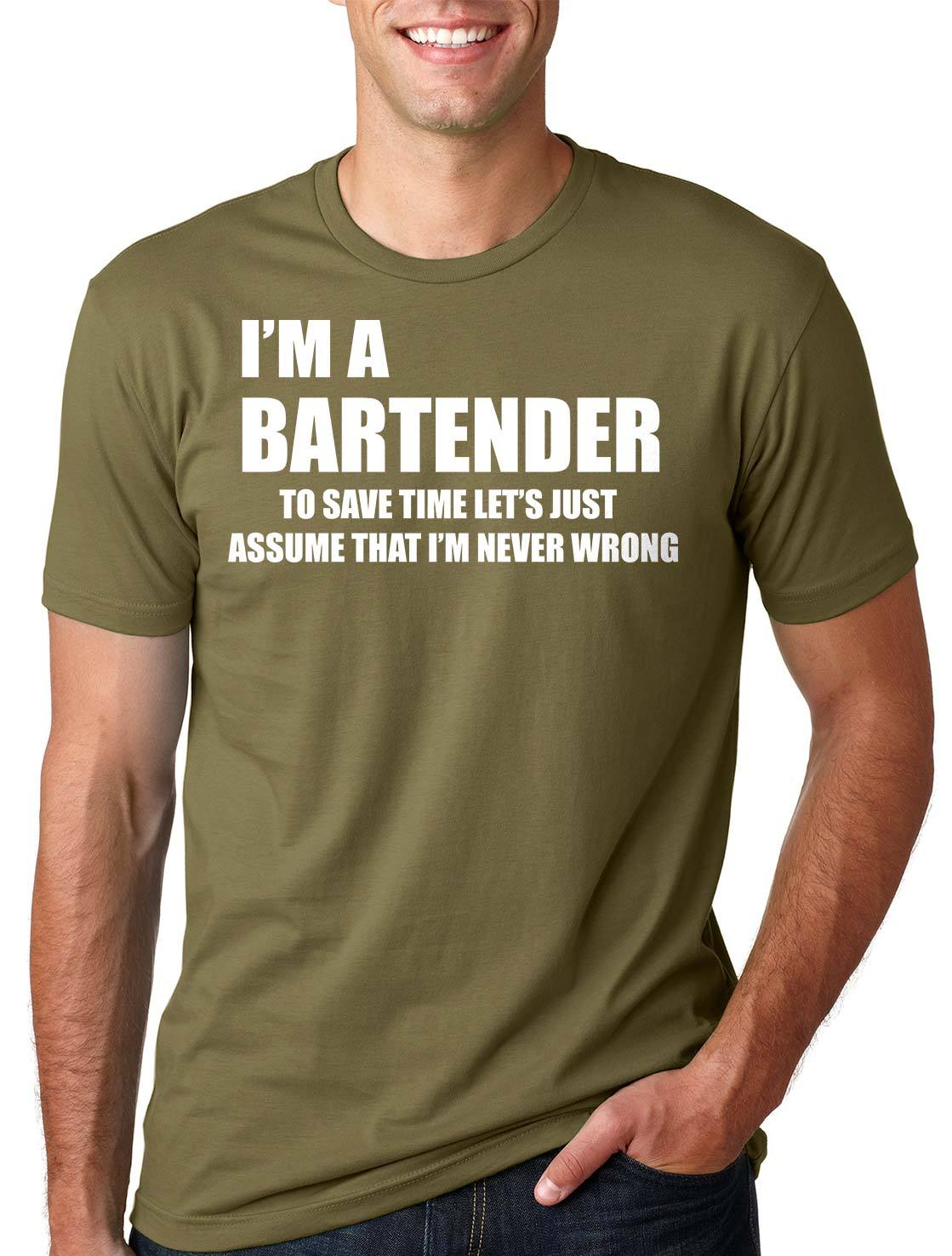 Bartender Funny T-shirt Bartender Tee Shirt Club Tee Shirt Gift for bartender