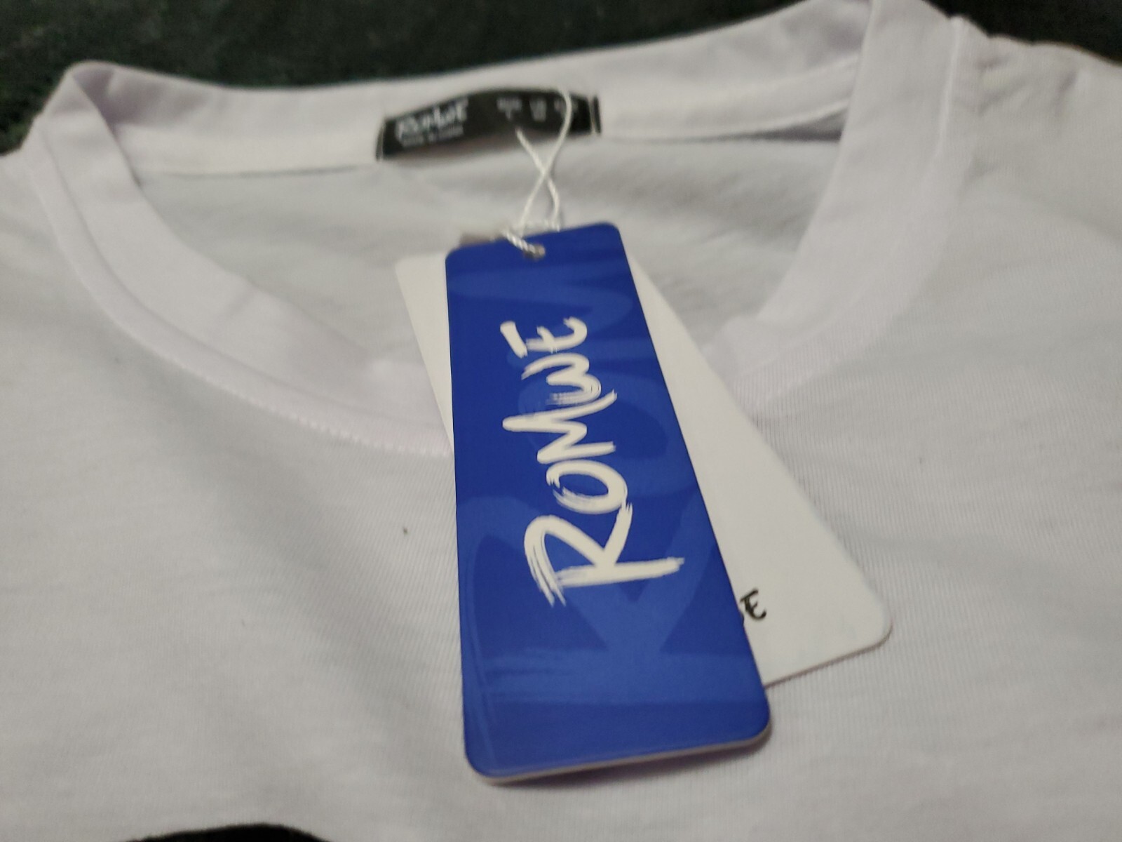 NEW SMURFS × Romwe White Short Sleeve Peyo Tshirt SZ Large