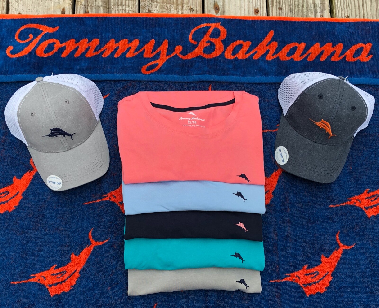 Tommy Bahama Men’s Lightweight Crew Neck T Shirt Short Sleeve Size S M L XL