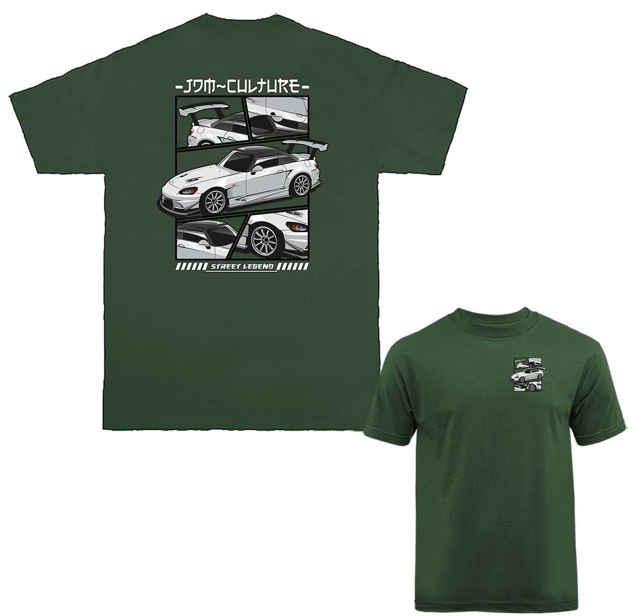 JDM Culture Street Legend Imported Tuned Custom Sports Car T-shirt