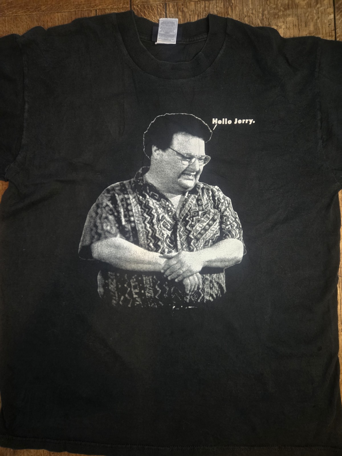 Vintage 90s Seinfeld Jerry Newman TV Show Nbc Store Promo T-shirt Sz Xl Black
