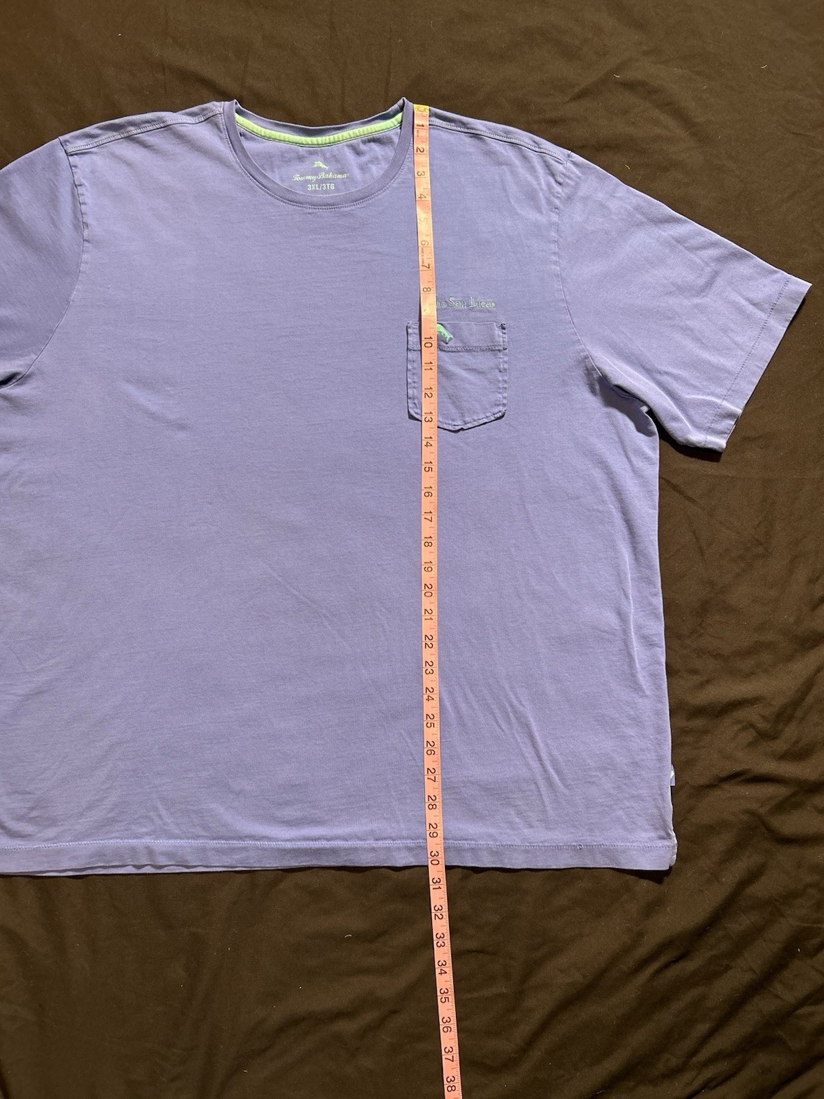 Tommy Bahama Cabo San Lucas Pocket Tee | Blue Pima Cotton Sz 3XL