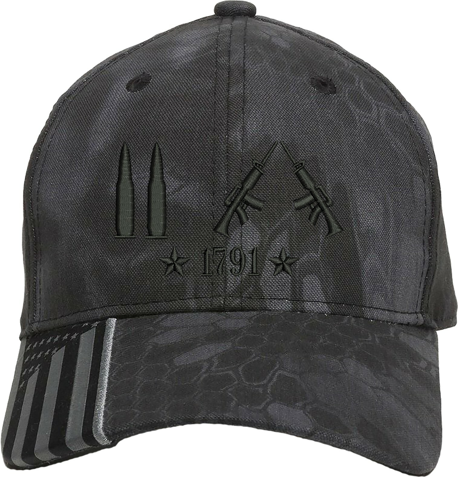 Only Bullets 2A 1791 Guns Embroidered One Size Fits All Baseball Hats