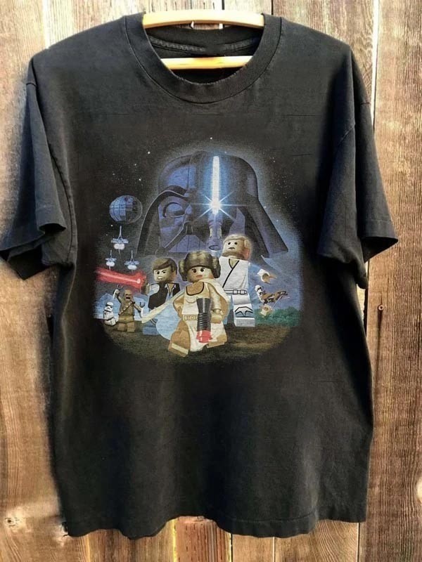 VTG 2014 Lego Star Wars Promo T-Shirt Unisex S-5XL Reprint NEW