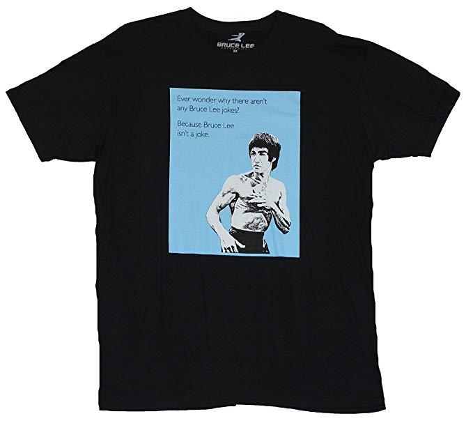 Mens The Reason You Never Hear..Bruce Lee Isn’t A Joke Shirt New S, M, L, XL,2XL