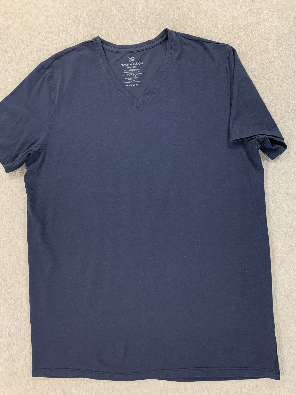 Mack Weldon Cotton Blend S/S Tee Shirt (Men’s XXL) Blue