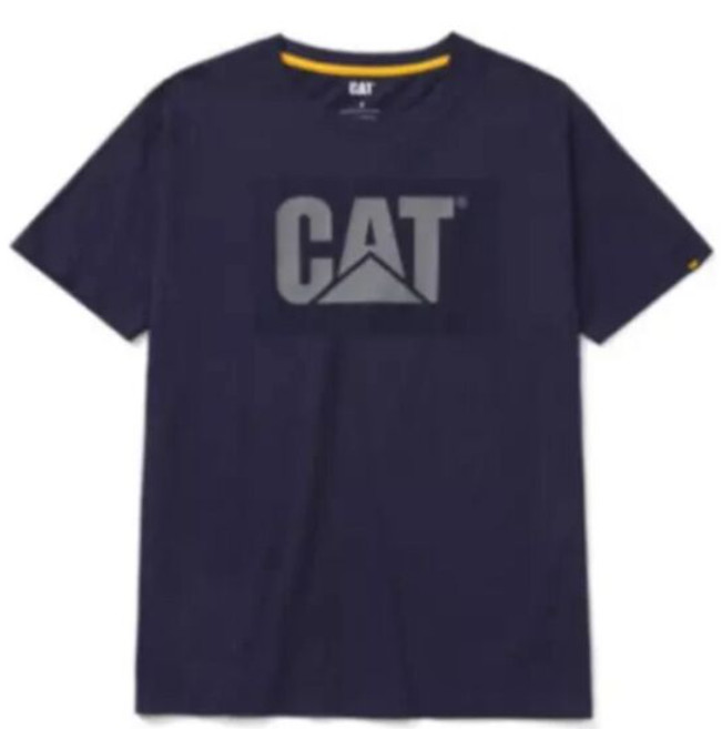NEW Caterpillar Men’s CAT Logo Graphic Relaxed Fit T-Shirt Size Medium