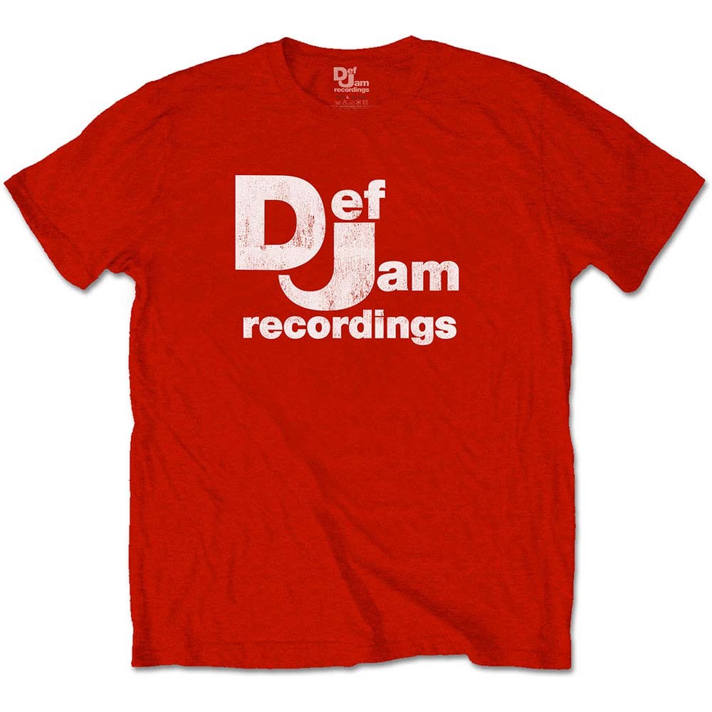 Men’s Def Jam Recordings Classic Logo Slim Fit T-shirt X-Large Red