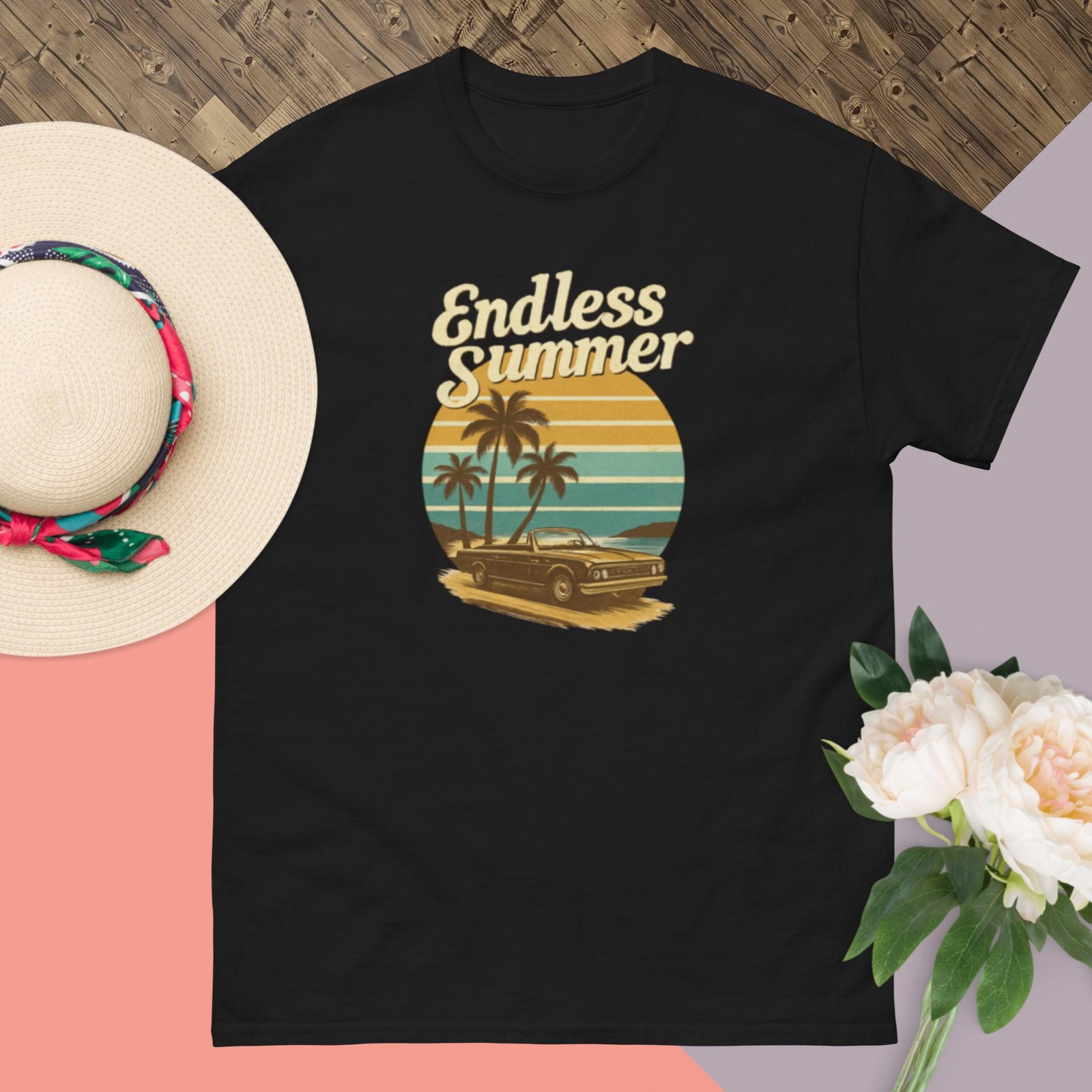 Unisex Classic Retro Vintage T-Shirt