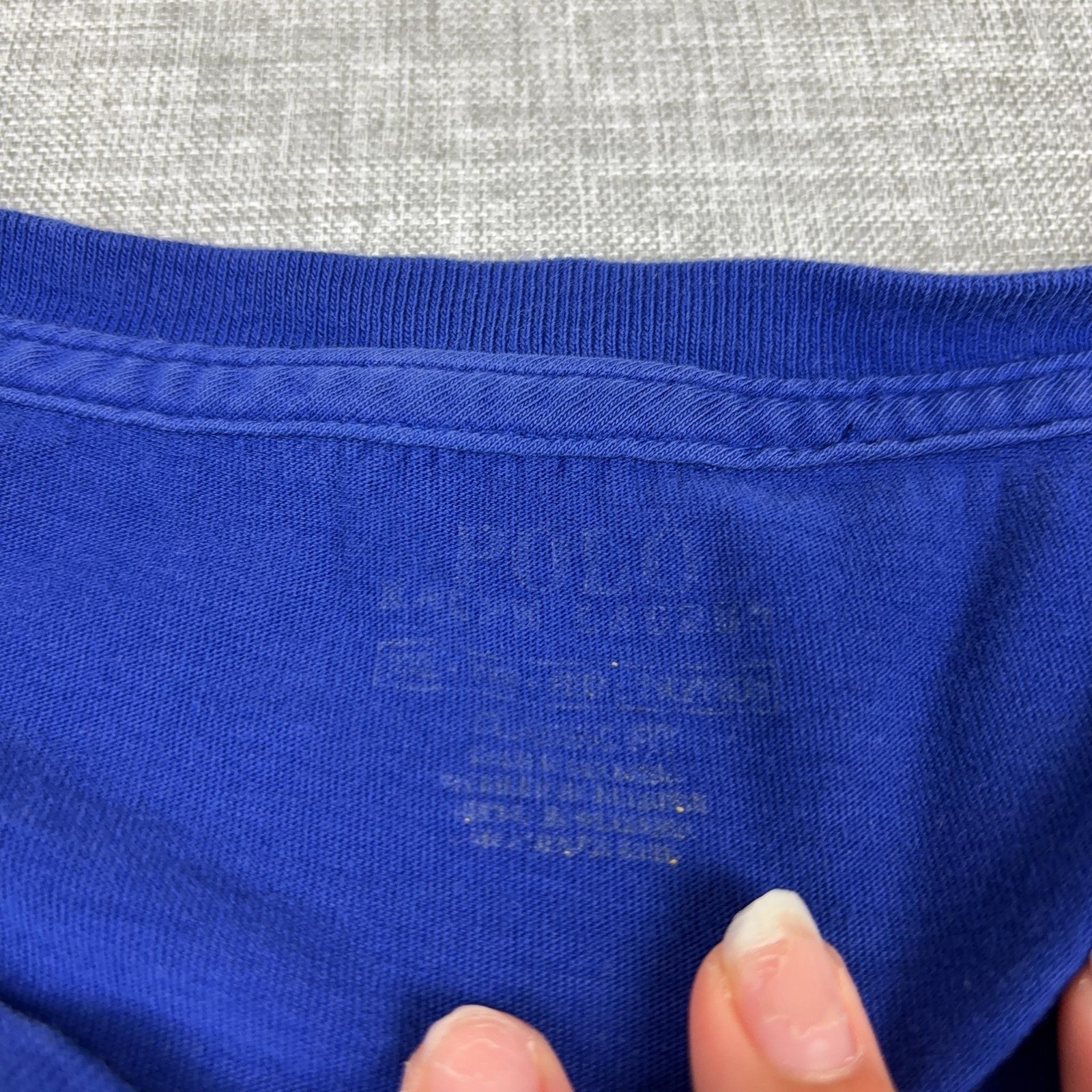Polo Ralph Lauren Shirt Mens XL Blue Pocket Tagless Logo Cotton Jersey Tee