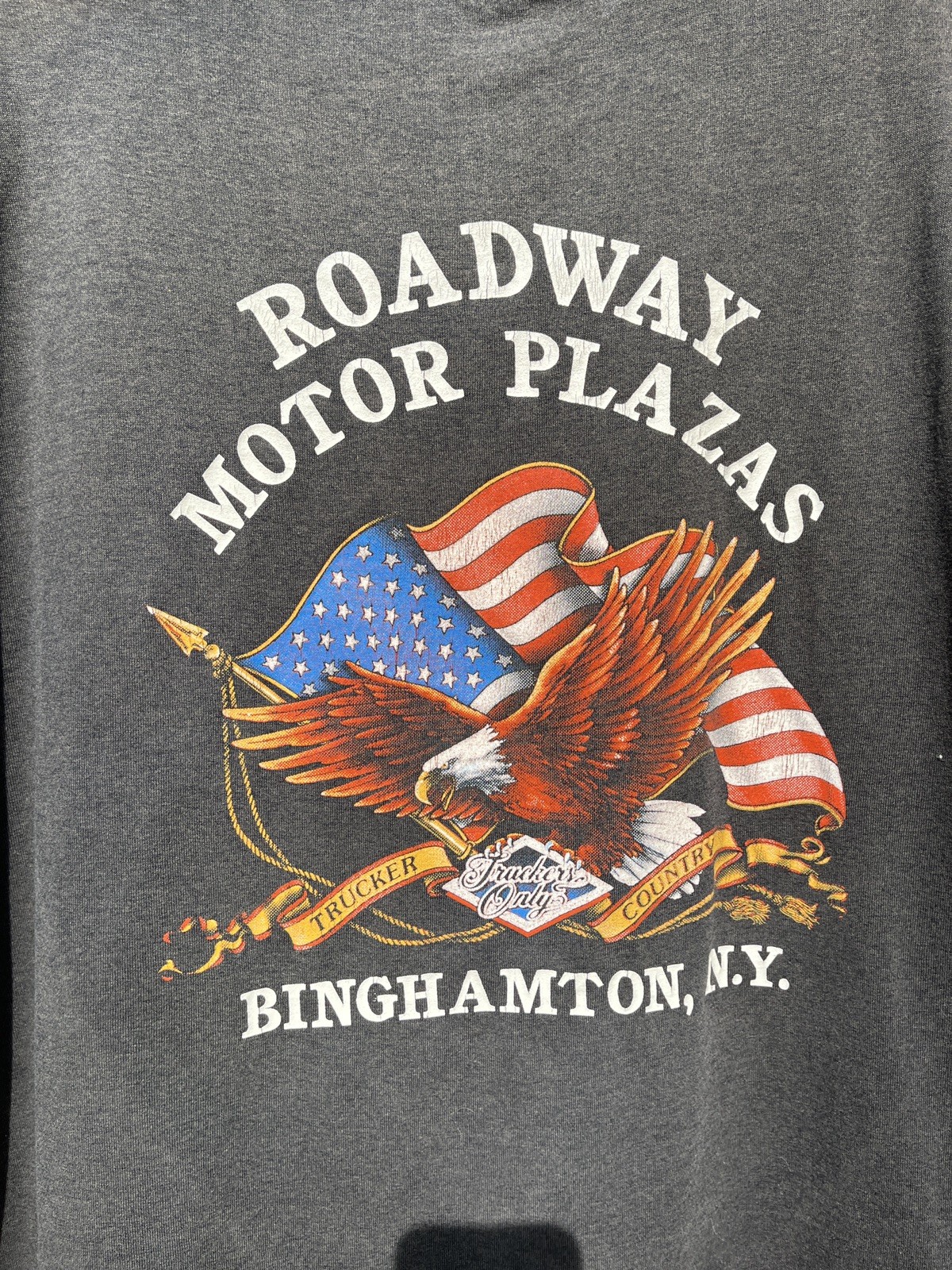 Vintage 3D Emblem Truckers Only 1988 Shirt Truck Stop Harley Single Stitch XL