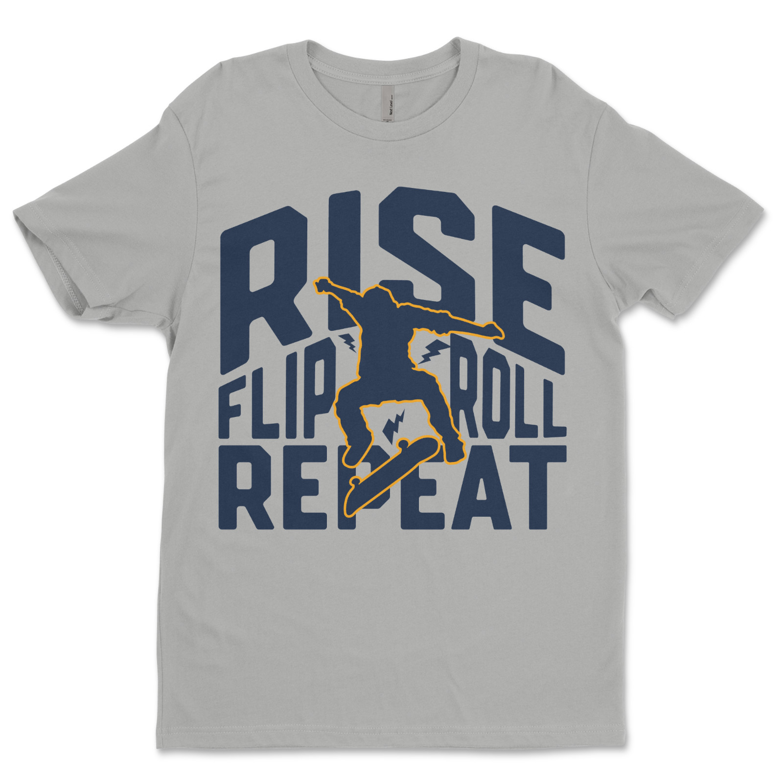 Custom T-Shirt Rise flip roll Dtf Print On Next Level T-Shirt unisex Soft Cotton