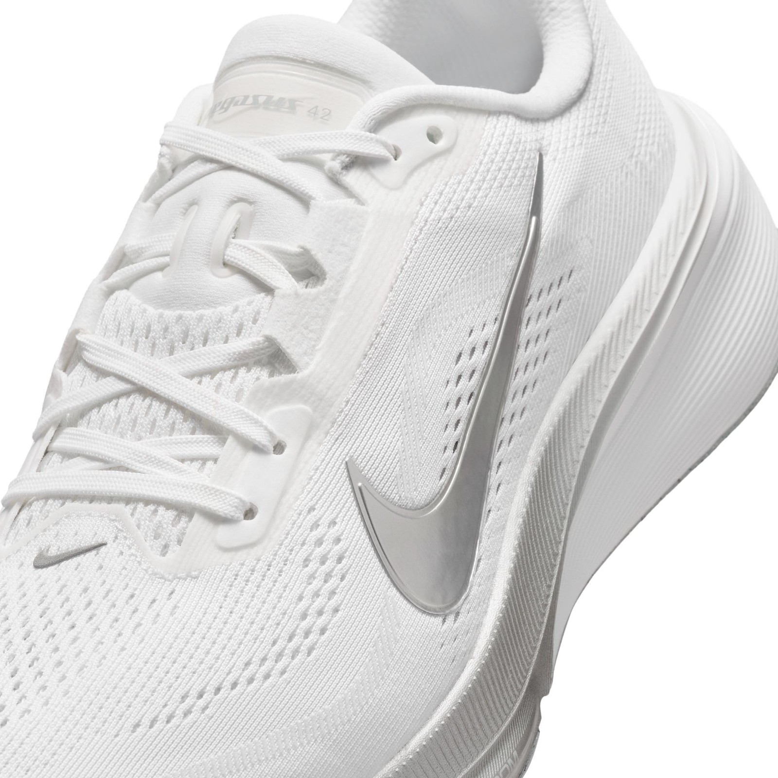 Nike Pegasus 42 – White/Wolf Grey/Cool Grey/Metallic Silver – 11.5