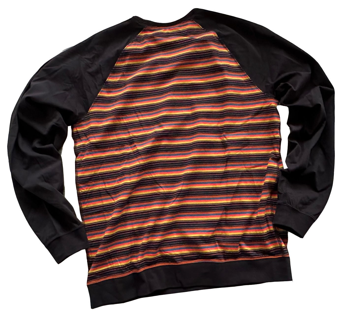 PAUL SMITH LONG SLEEVES STRIPED COTTON MULTICOLOURED T-SHIRT TOP RARE BNWT SZ- L